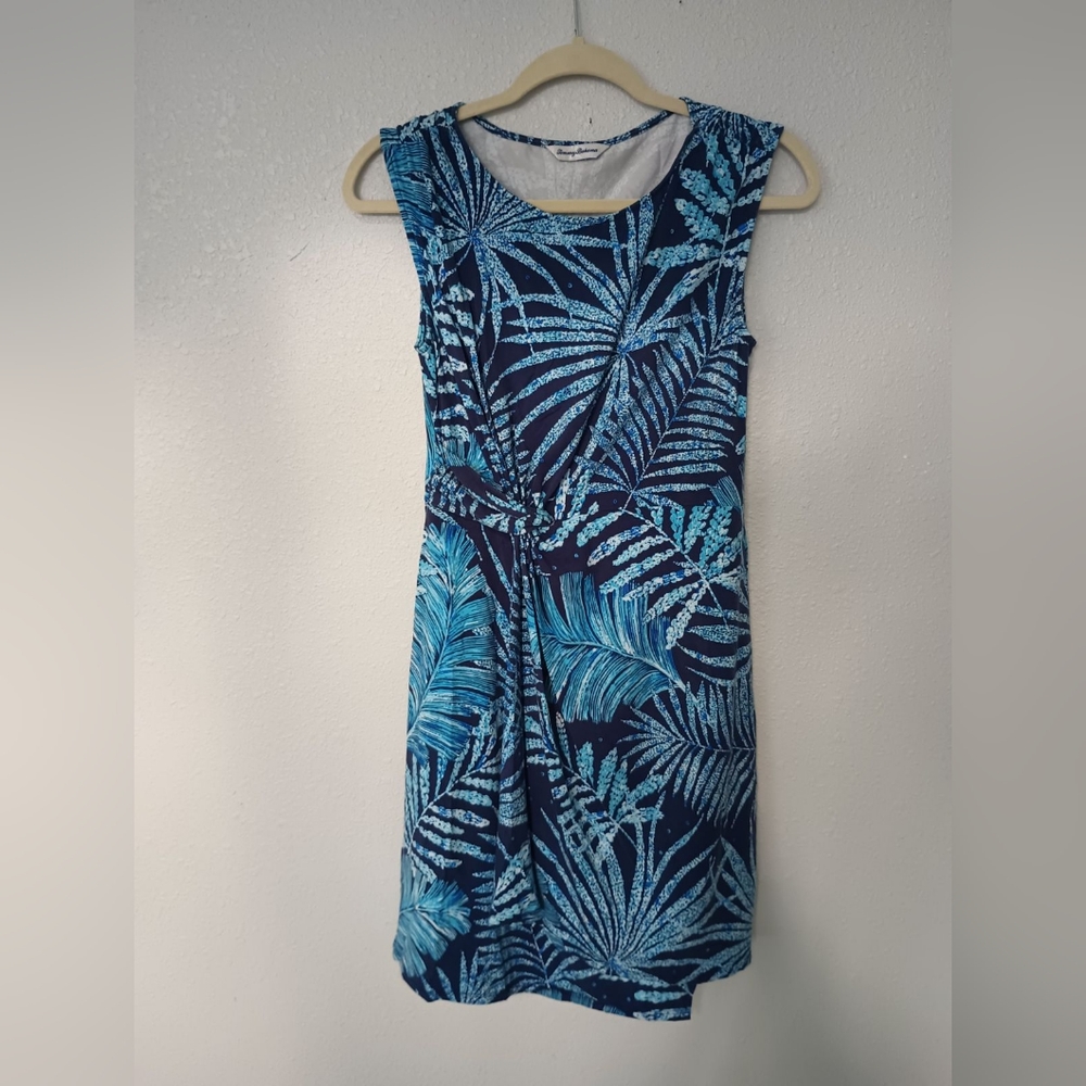 Tommy Bahama Blue Floral Stretch Dress